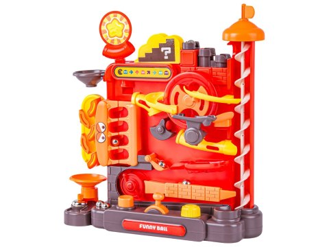 Kulkowy Tor Przeszkód Zjeżdżalnia Zjazd Dla Kulek Kulodrom Zabawka interaktywna