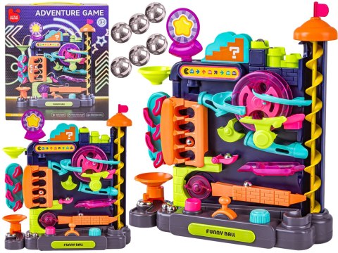 Kulkowy Tor Przeszkód Zjeżdżalnia Zjazd Dla Kulek Kulodrom Zabawka interaktywna