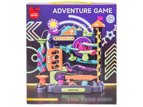 Kulkowy Tor Przeszkód Zjeżdżalnia Zjazd Dla Kulek Kulodrom Zabawka interaktywna