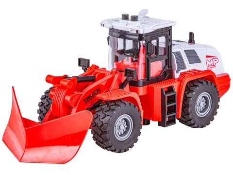 Odśnieżarka Pług Śnieżny Multifunkcyjny Traktor 1:16 Ciągnik Ruchome Ramię Światło Dźwięk