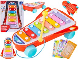 Tęczowe Cymbałki Ksylofon Rakieta Kosmiczna Zabawka Muzyczna Dla Dzieci