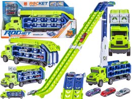 Transporter Z Wyrzutnią Ciężarówka Resoraki Duża Wyrzutnia Dla Aut Samochody Tir Laweta