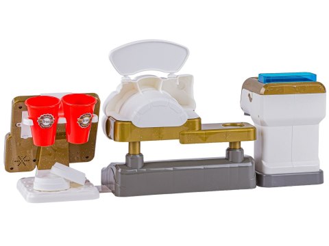 Zestaw do Pieczenia Pizzy Edukacyjna Zabawka Sklep Pizzeria Pizza Ekspres Do Kawy Kasa Fiskalna