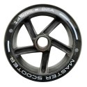 Kółka Do Hulajnogi MASTER 145 mm Czarne Bez Łożysk Kauczukowe 2 szt