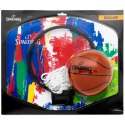 Mini Kosz Do Koszykówki Pokojowy SPALDING Marble Series Tablica