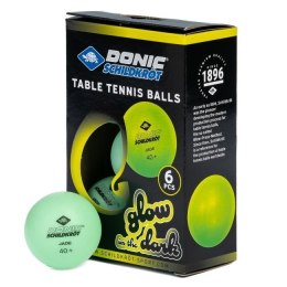 Piłeczki Do Tenisa Stołowego Schildkröt Glow In The Dark 6szt Poly 40+ Świecące