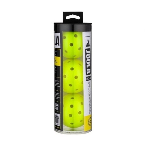 Piłki Do Pickleballa JOOLA HC 40 3 Sztuki Outdoor Żółte