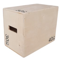 Skrzynia Plyometryczna Drewniana Do Crossfitu MASTER Plyo Box 3w1