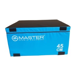 Skrzynia Plyometryczna Soft Plyo Box MASTER 90x75x45 cm Miękka Piankowa