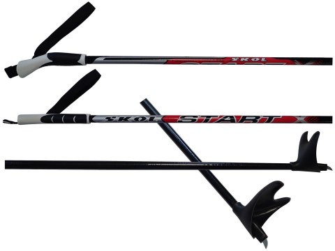 Kijki Kije Biegowe do Narciarstwa Biegowego Biegówki Solidne SKOL 90 cm