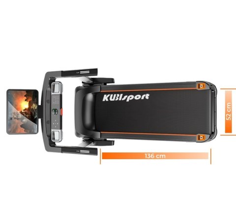 Bieżnia z Nachyleniem Ekranem Dotykowym Bluetooth KF FITNESS 179 x 90 cm