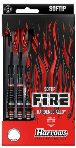 Rzutki Lotki Soft Dart Elektroniczny HARROWS FIRE HIGH GRADE ALLOY 18g