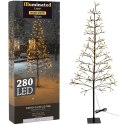 Drzewko LED Świecące 150 cm 280 Diod Ciepła Barwa Zewnętrzne IP44 ORION