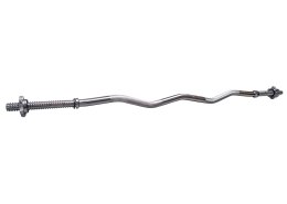 Gryf Łamany Złamany Dwuręczny do Ćwiczeń Treningu KUBISPORT 1200/25 mm