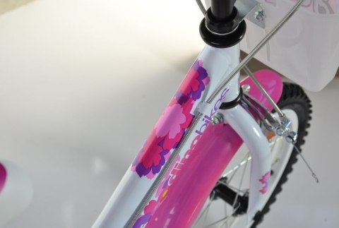 Rowerek Dziecięcy 16 Cali Fairy Dla Dziewczynki Koszyk Fotelik Dino Bikes