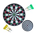 Zestaw 3w1 Tarcza do Rzucania Darta Zabawy Rzutki Lotki KUBISPORT 38 cm